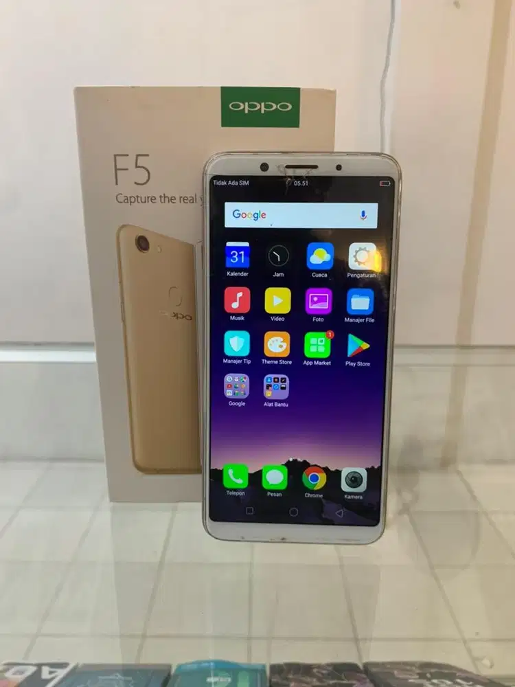 Oppo F5 Ram 4 lengkap kotak