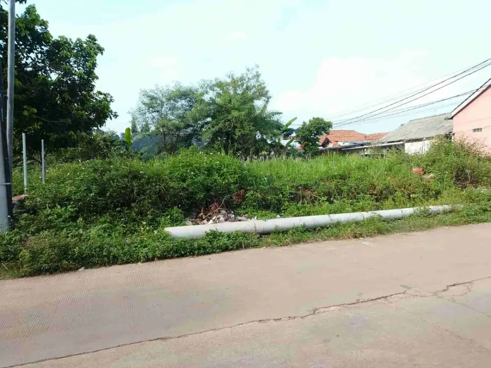 Tanah dijual belakang Masjid As'Sidiq cikeas