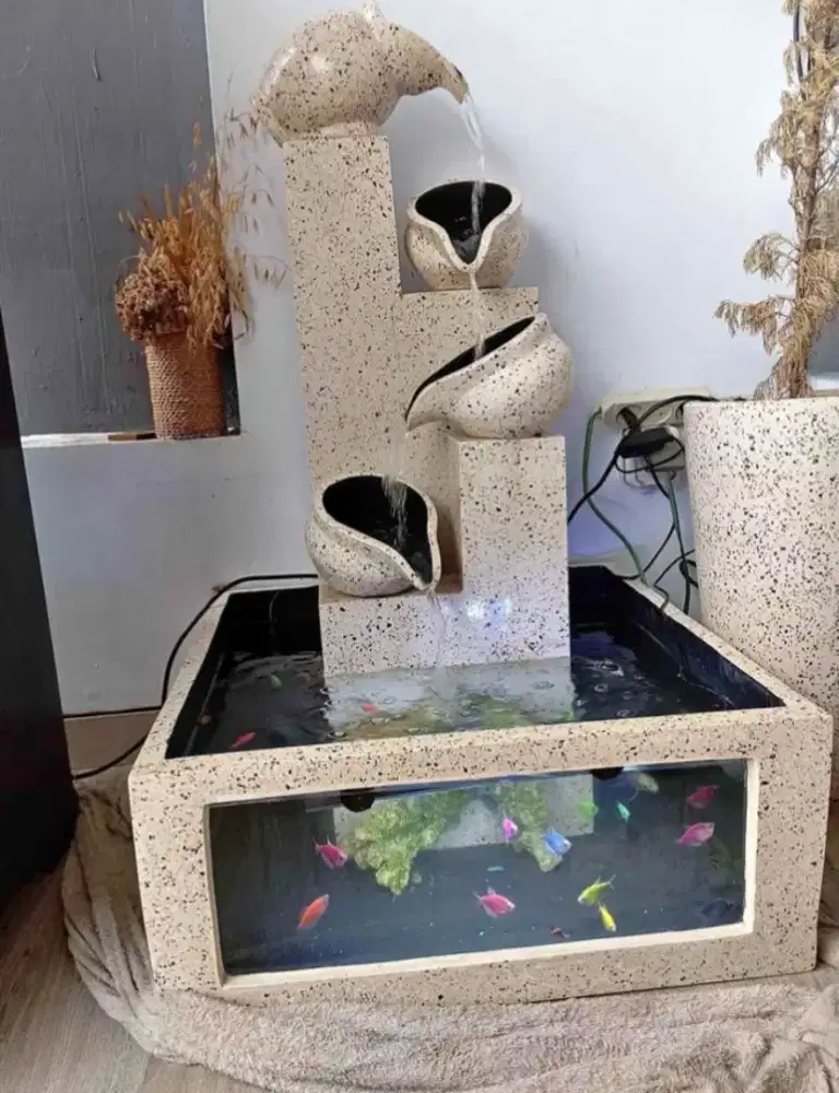 Kolam pancuran minimalis