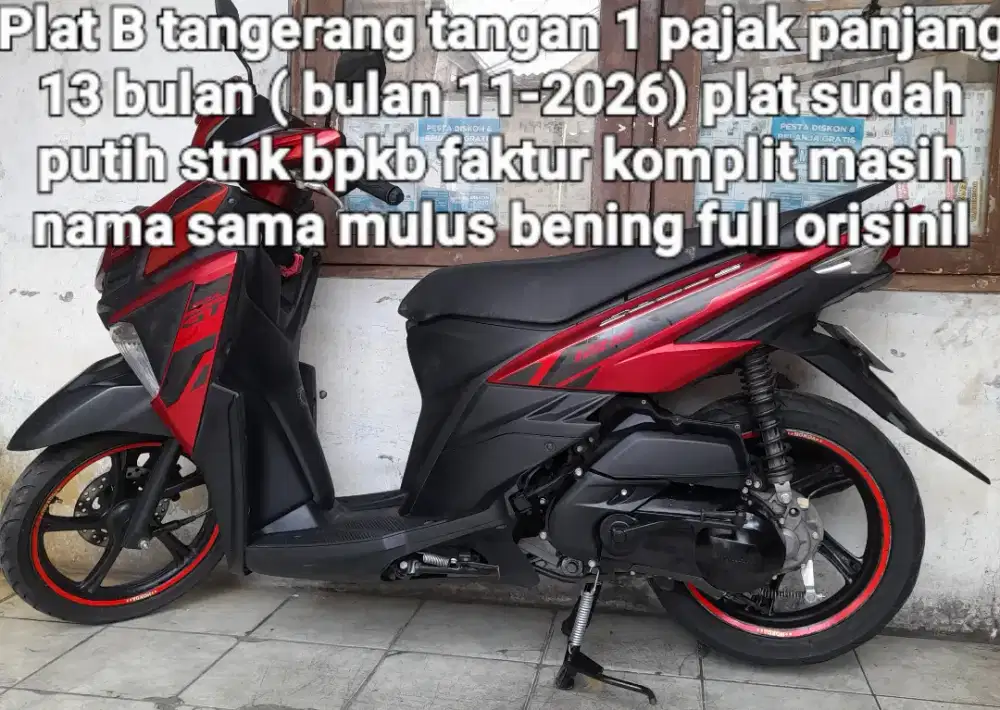 Yamaha Mio Soul GT 2017 blue core 125 cw asli merah Tangan 1 pjk pnjg
