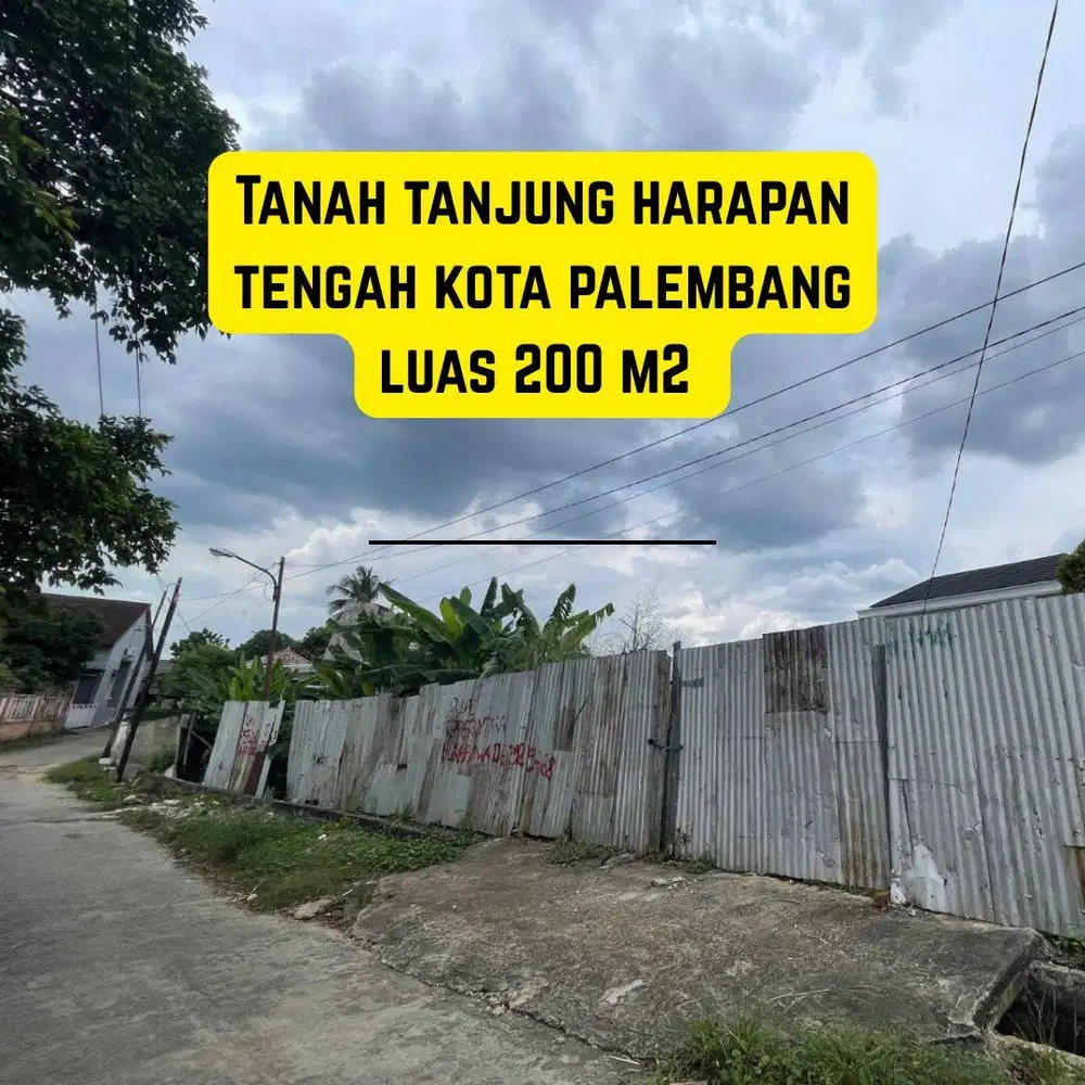 JUAL TANAH TANJUNG HARAPAN KOTA PALEMBANG