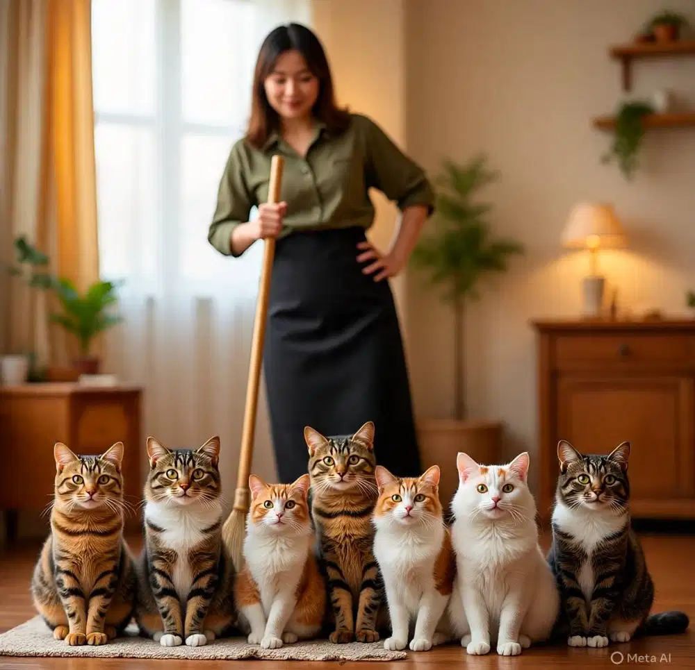 Dicari Asisten Rumah Tangga ART Harus Suka Kucing