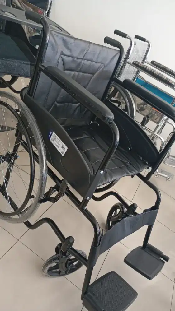 Kursi roda promo premium black murah