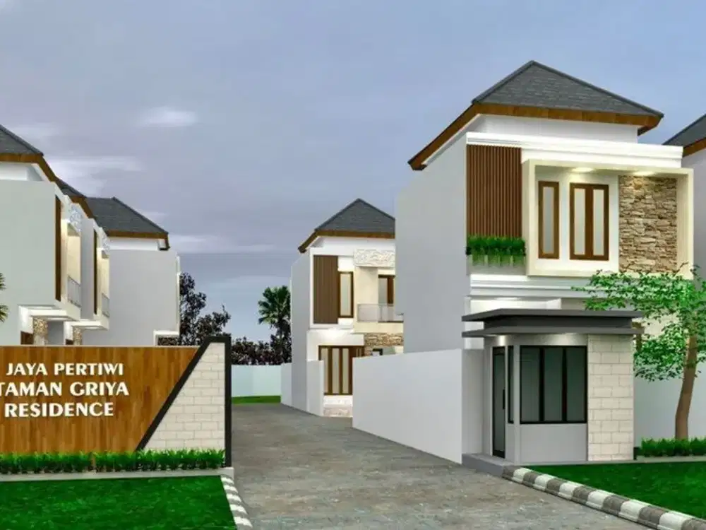 RUMAH BARU DALAM CLUSTER ONE GATE TAMAN GRIYA JIMBARAN BALI