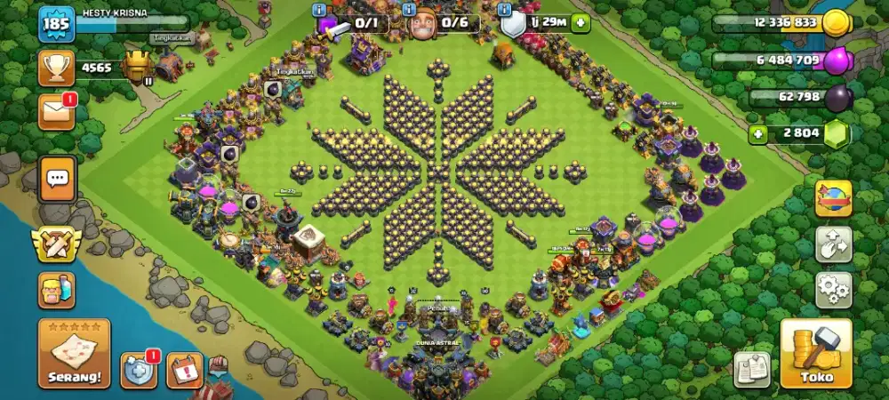JUAL AKUN COC TH 17