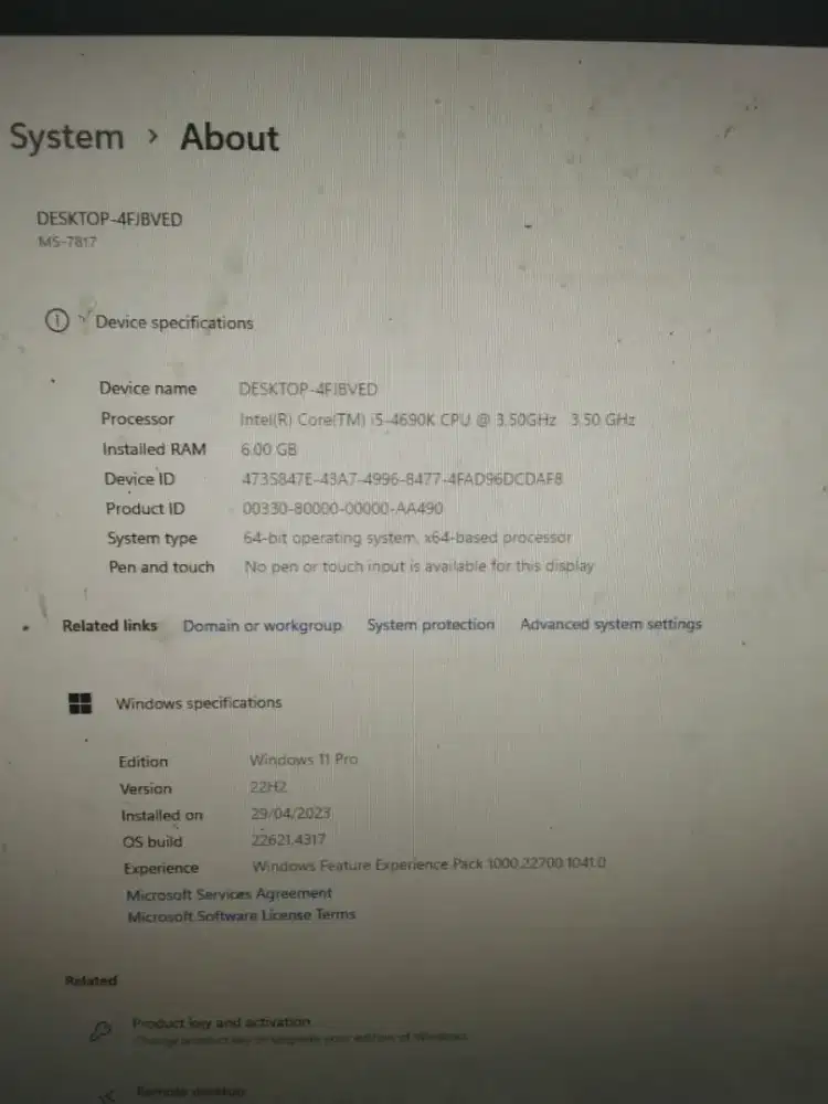 Komputer PC i5 paket komplit