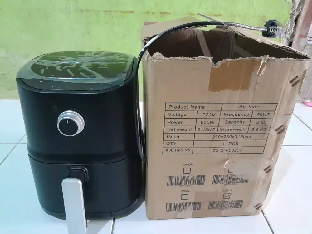 Air Fryer baru blm digunakan