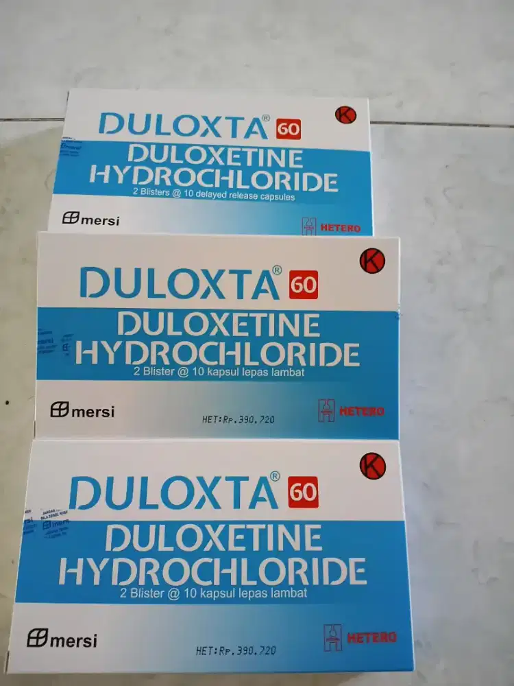 Suplemen Obat Paten Asli duloxta Baru masih Segel