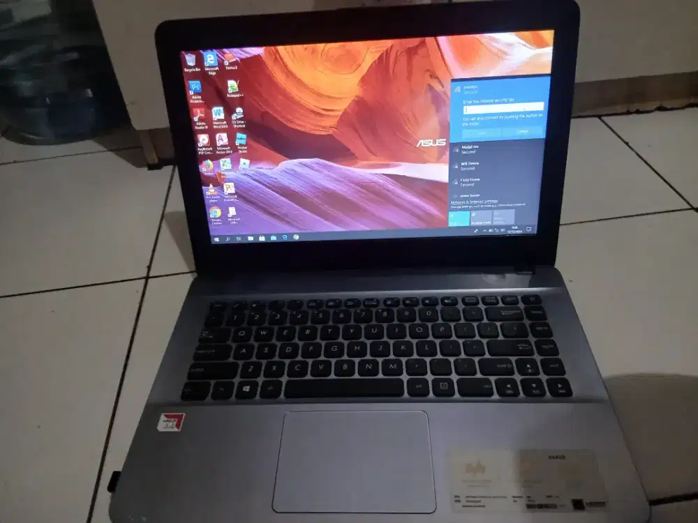 Laptop Asus RAM 4 Gb