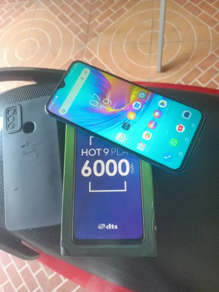Infinix hot 9 play ram 4 /64 normal semua nya lkp