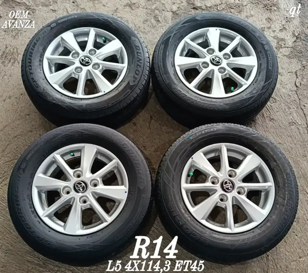 Jual velg oem avanza r14 4x114,3 dll