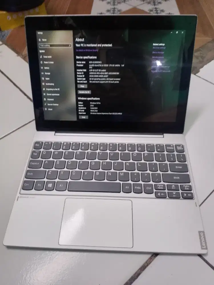 latop tablet layar sentuh lenovo mix 320 nego