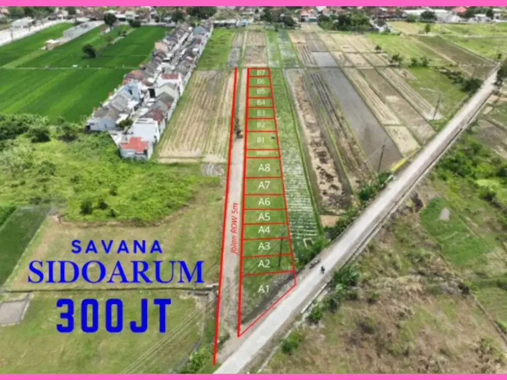 Tanah Area Perumhan Sidoarum Jalan Godean KM.6