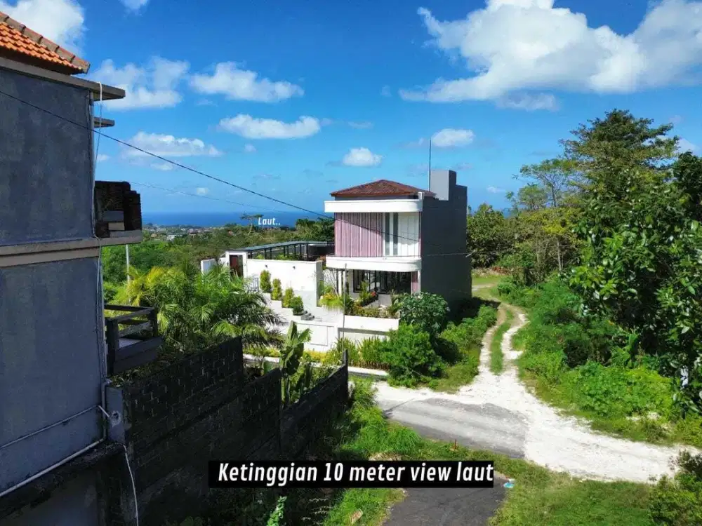 Dijual Tanah Ocean View 400m2 Di Jl Toyaning Ungasan Bali
