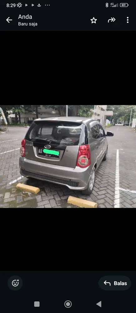 Dijual Kia Picanto 2011 Manual, Plat Sleman