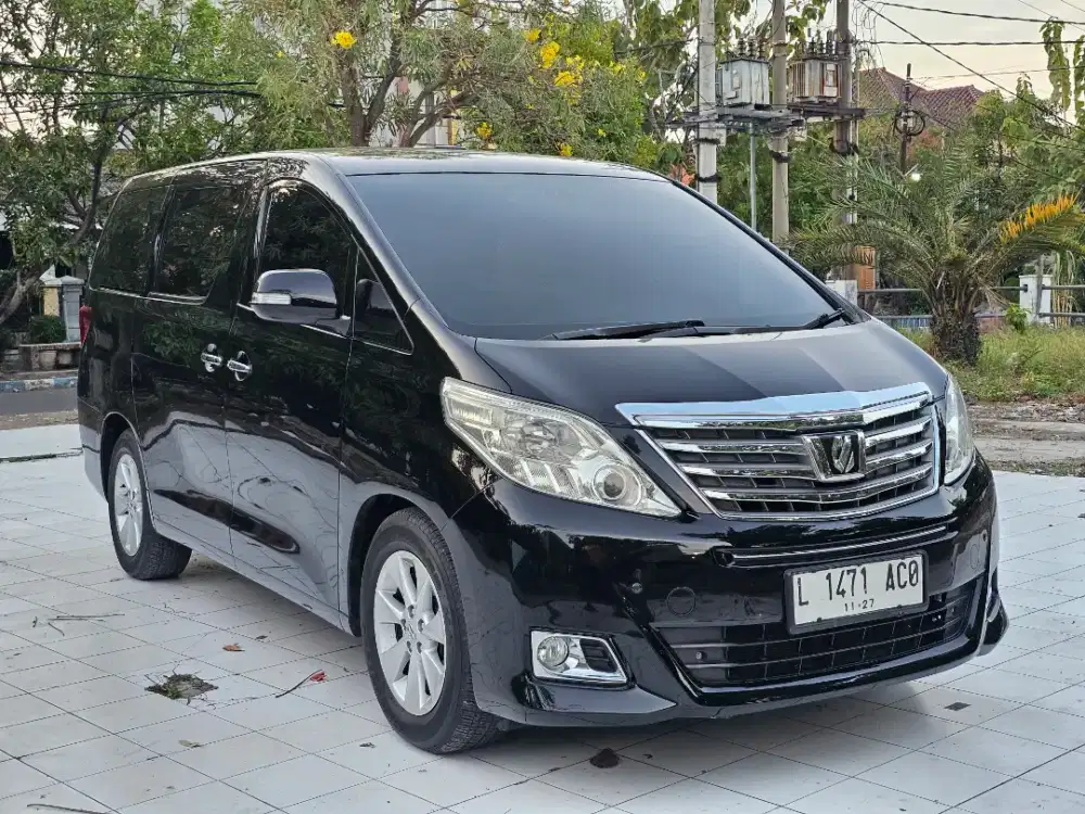 Alphard 2.4 G AT 2012 Pilot Seat Pajak Baru