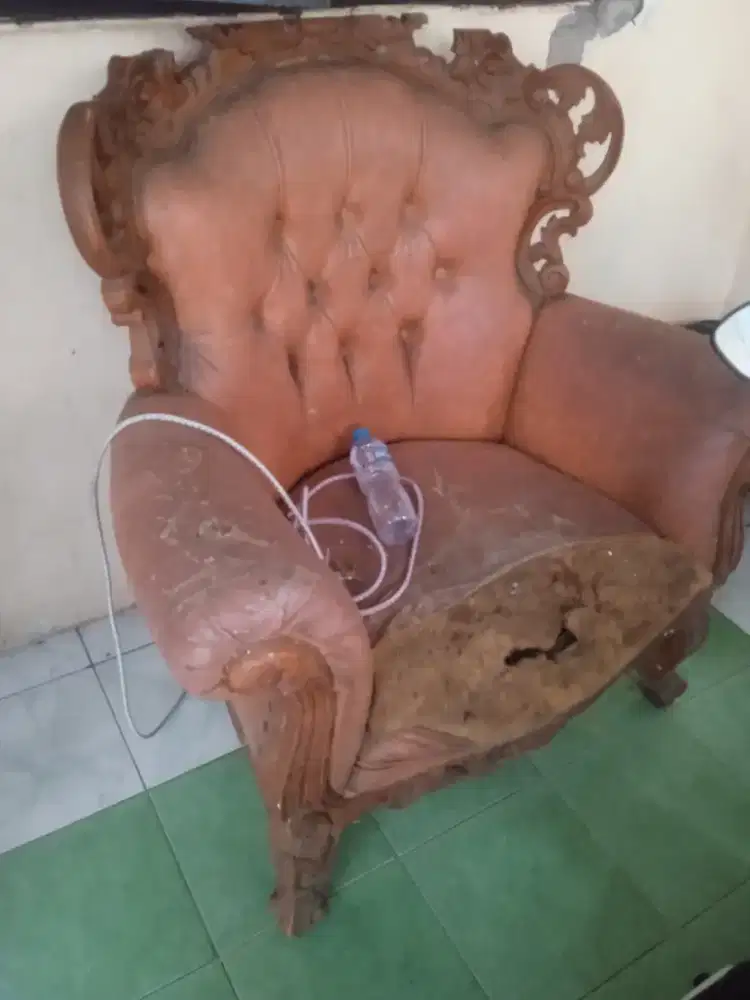 bangku jati dan meja makan