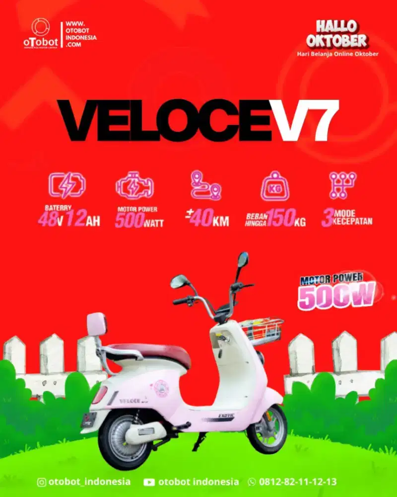 SEPEDA LISTRIK VELOCE V7