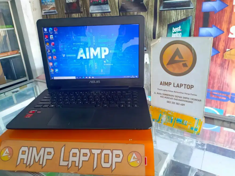 Laptop asus amd a8 ram 8 gb ssd 128 mulus bergaransi