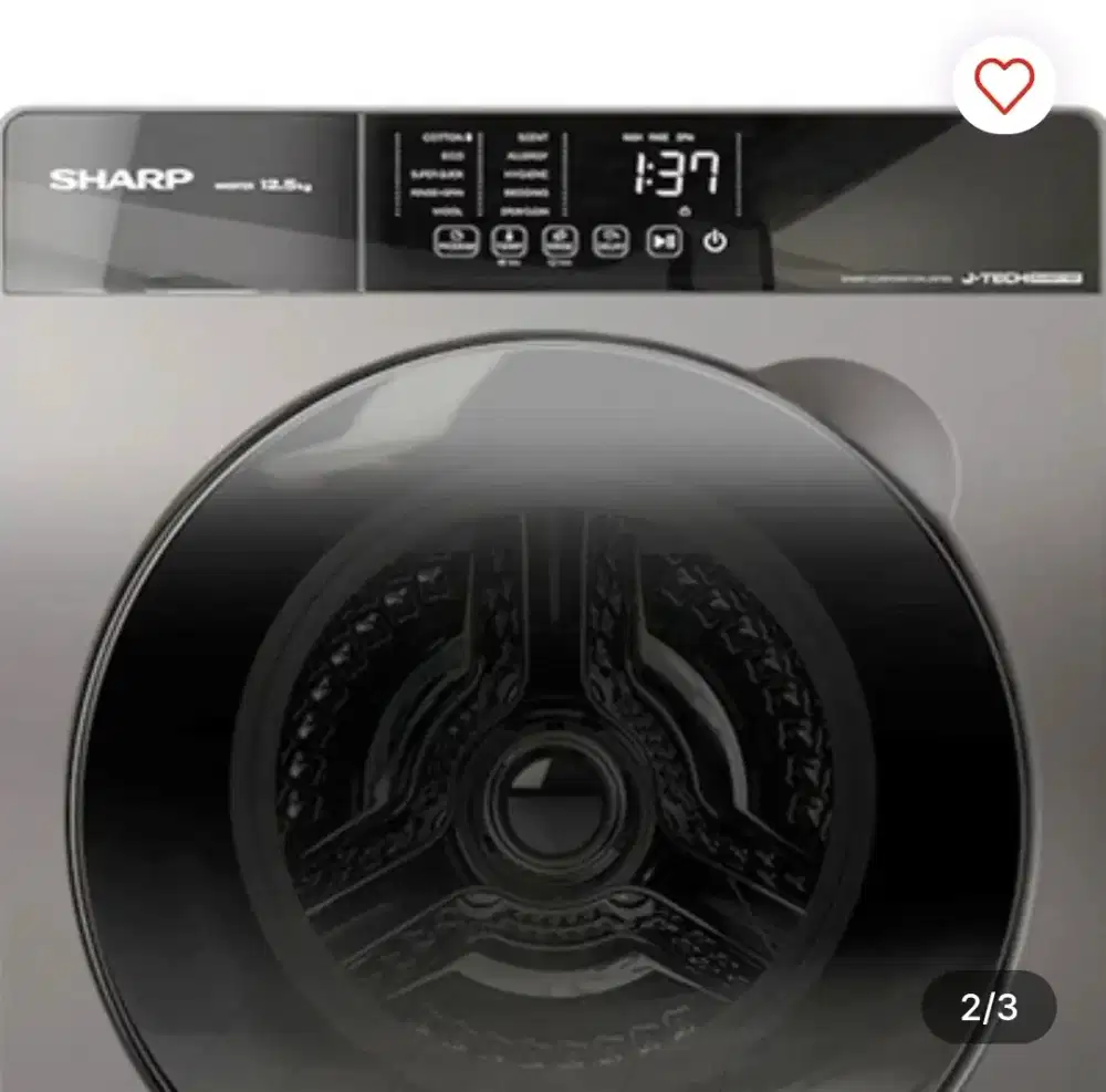 Mesin cuci sharp 12.kg ES-FL1212SX