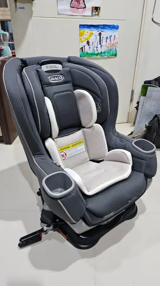 Graco Extend to fit Car seat baby lengkap, mulus