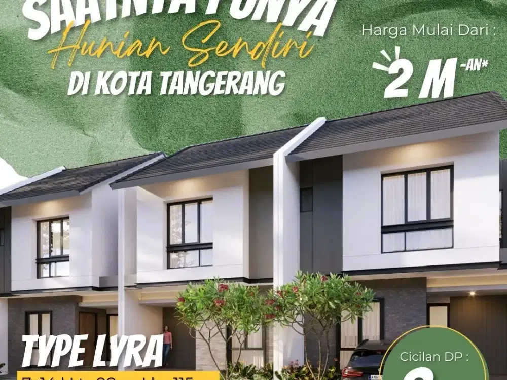 VP - Dijual Rumah Cassia Ayodhya Type Lyra 7x14