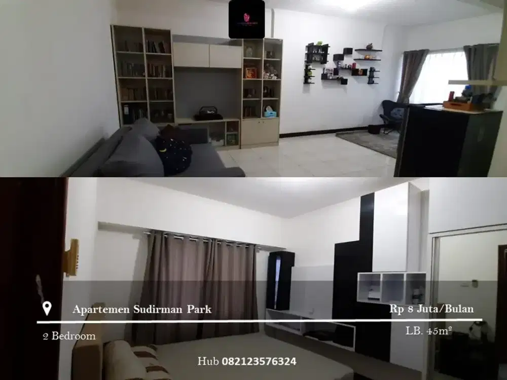 Disewakan Apartement Sudirman Park 2BR High Floor Full Furnished