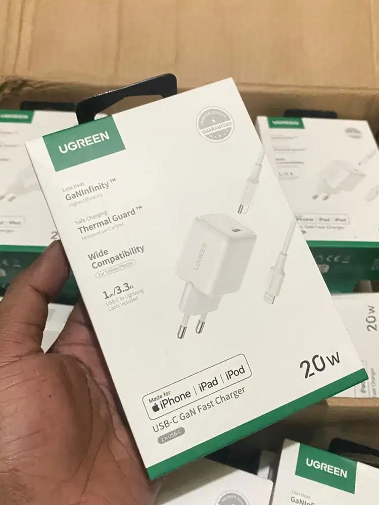 charger ugreen 20w gan nexode fastcharging Mfi apple
