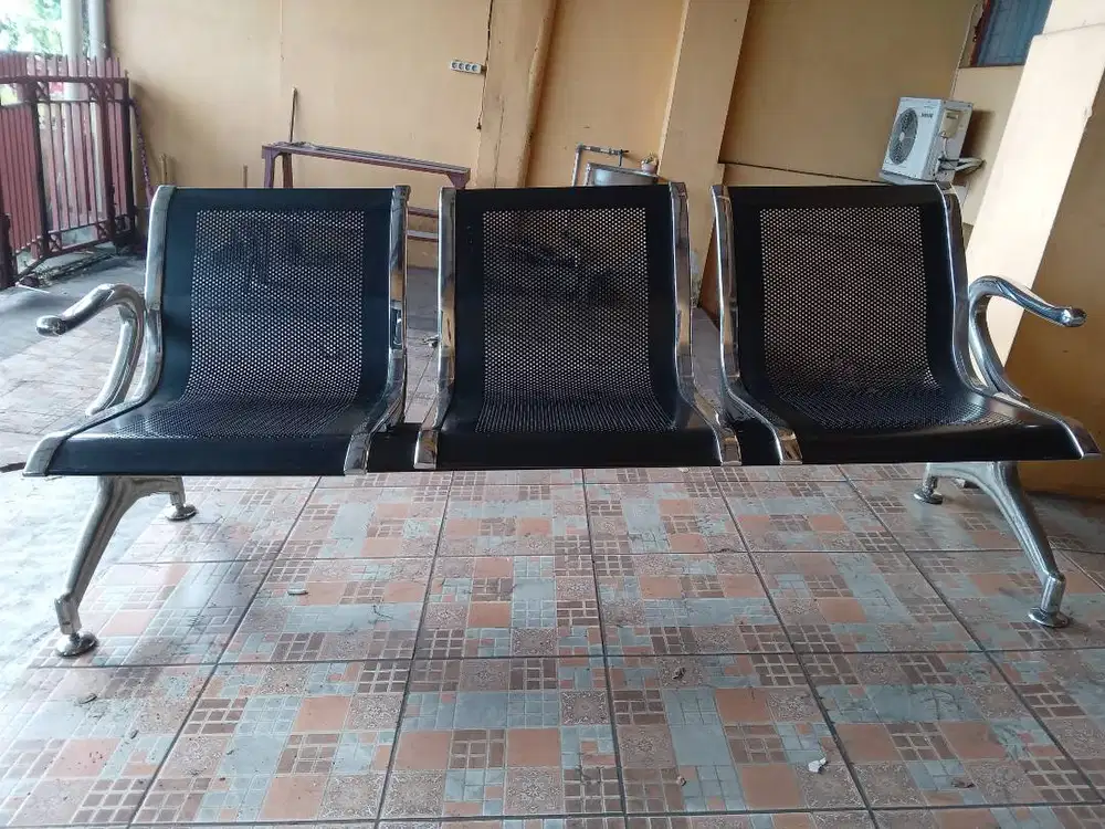 kursi tunggu 3 seat murah bekas