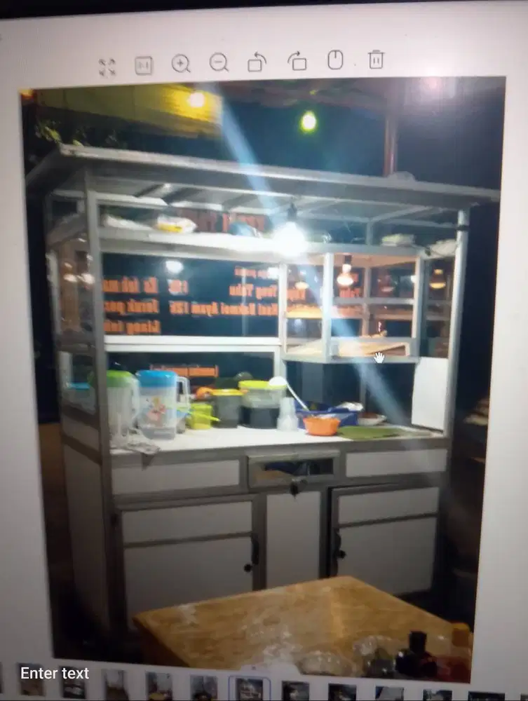 Dijual Gerobak aluminium cocok untuk jualan