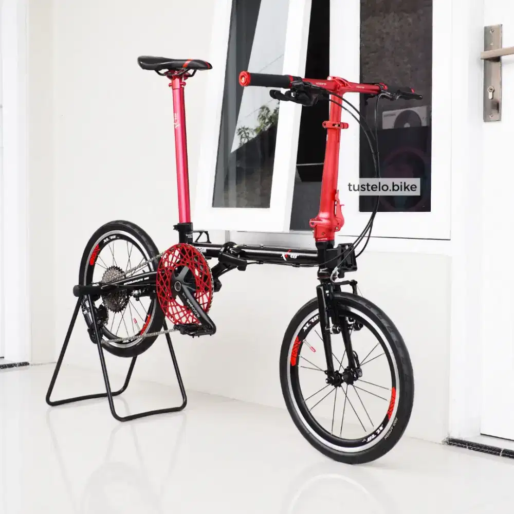 Sepeda Lipat XLR8 V-Brake Shimano Seli 16 Plus by tustelo.bike