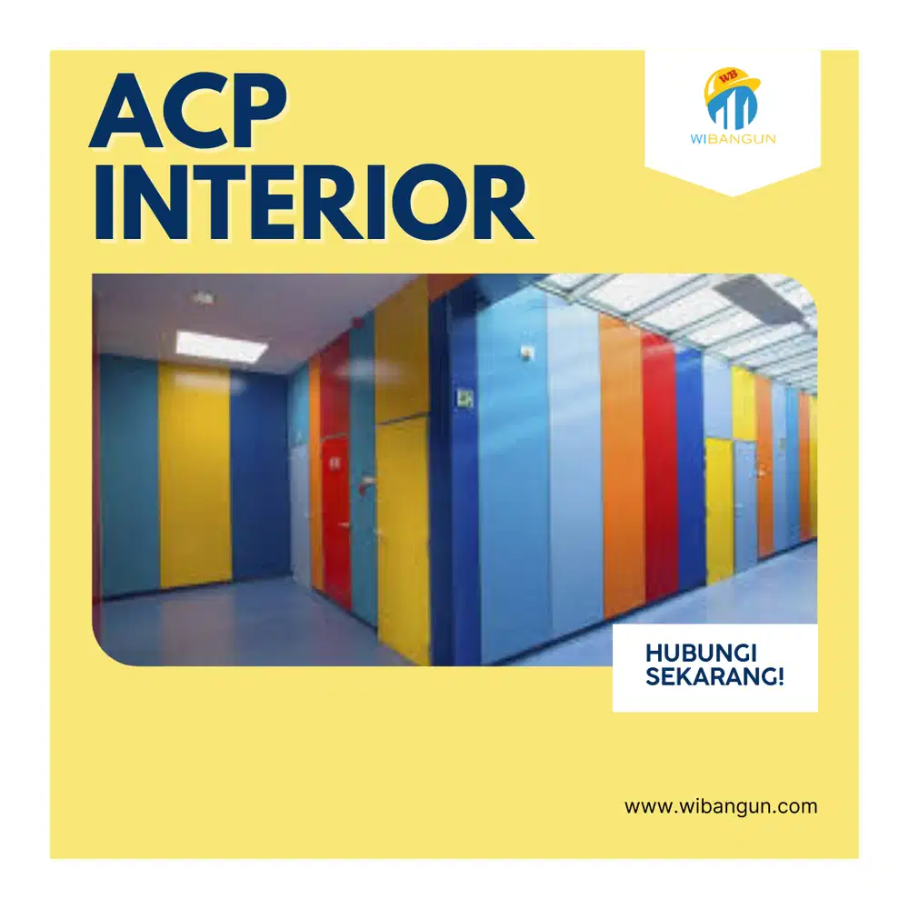 ACP INTERIOR PE DENGAN PEMASANGAN