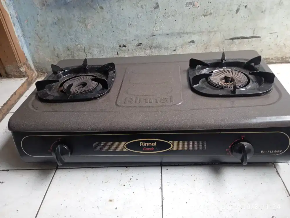 Kompor gas RINNAI GRANDE 2tungku RI-712BGX