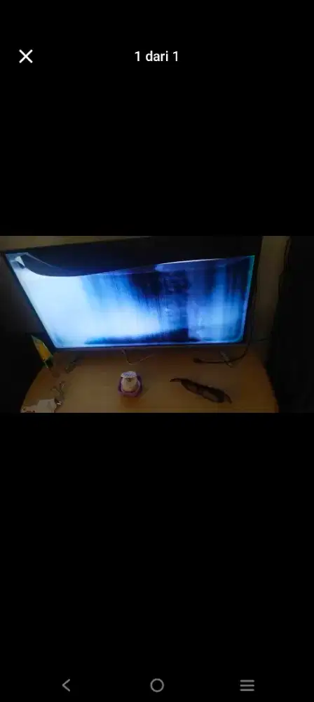 Smart tv kondisi rusak