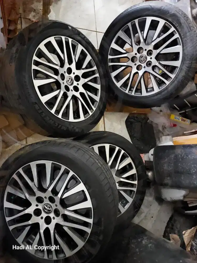 VELG ALPHARD Vellfire G 2017 R18 Original Comotan ASLI