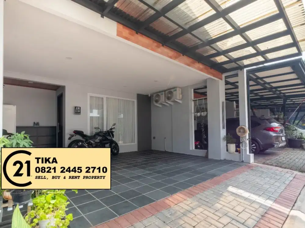 Rumah DIJUAL MURAH Furnished Baru Renov Dalam Cluster Dekat Kampus UPJ
