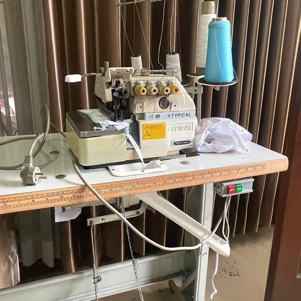 Jual Mesin Obras Typical, Overdeck Typical, dan Rantai MH Mitshubishi
