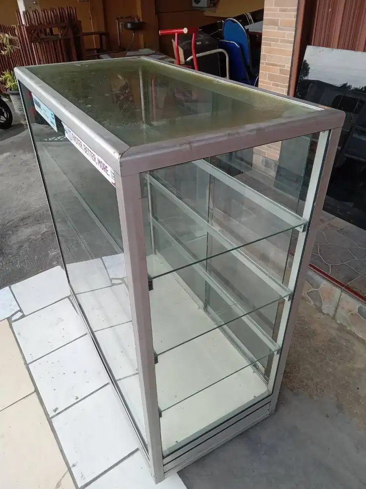 etalase toko 4 tingkat murah bekas 1meteran