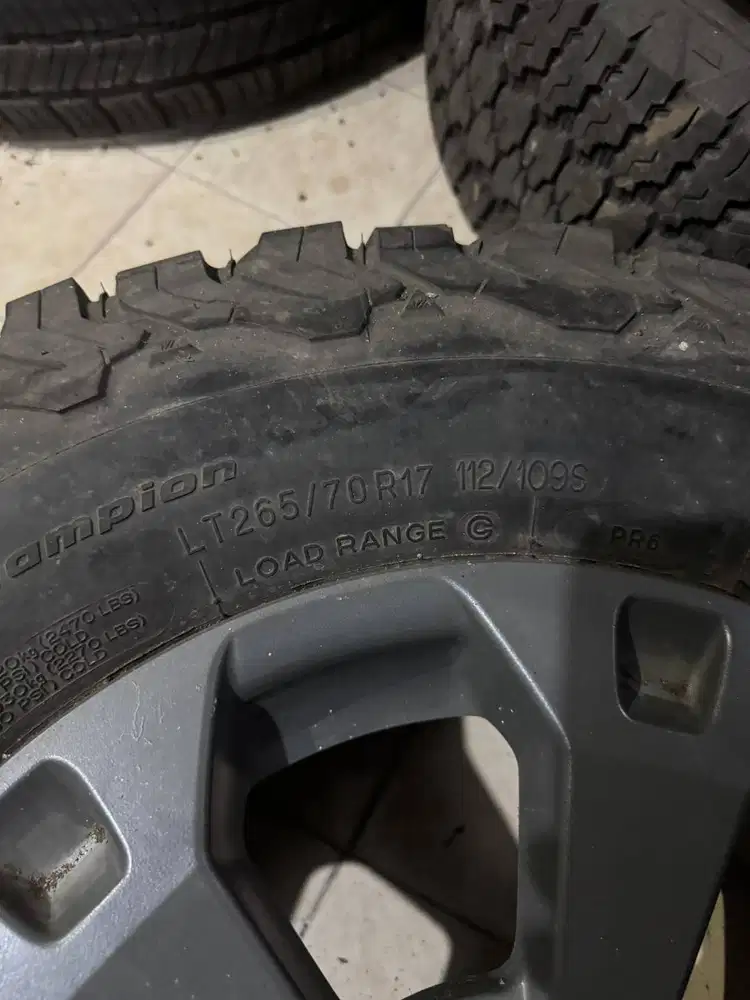 velg pajero dakar ring 17 + include ban BFG (265/70/R17)