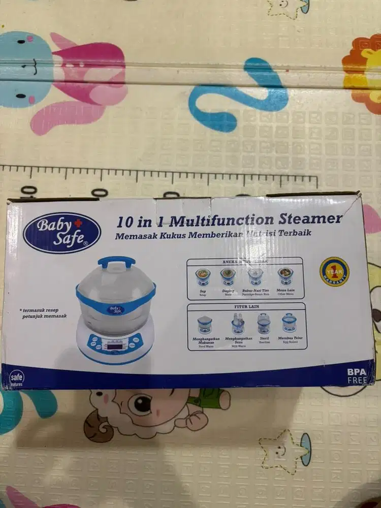 BabySafe 10 in 1 Multifunction Steamer – Serbaguna & Praktis