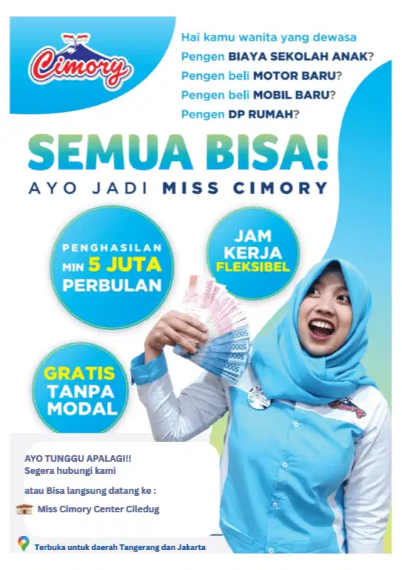 LOWONGAN KERJA MISS CIMORY