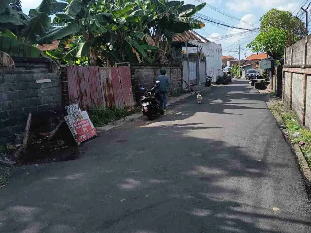 Jual Tanah Kavling Luas mulai 111m² Lokasi Bisa Hook Strategis Lokasi Jln Gunung Agung Denpasar Barat. Free Biaya Surat.
