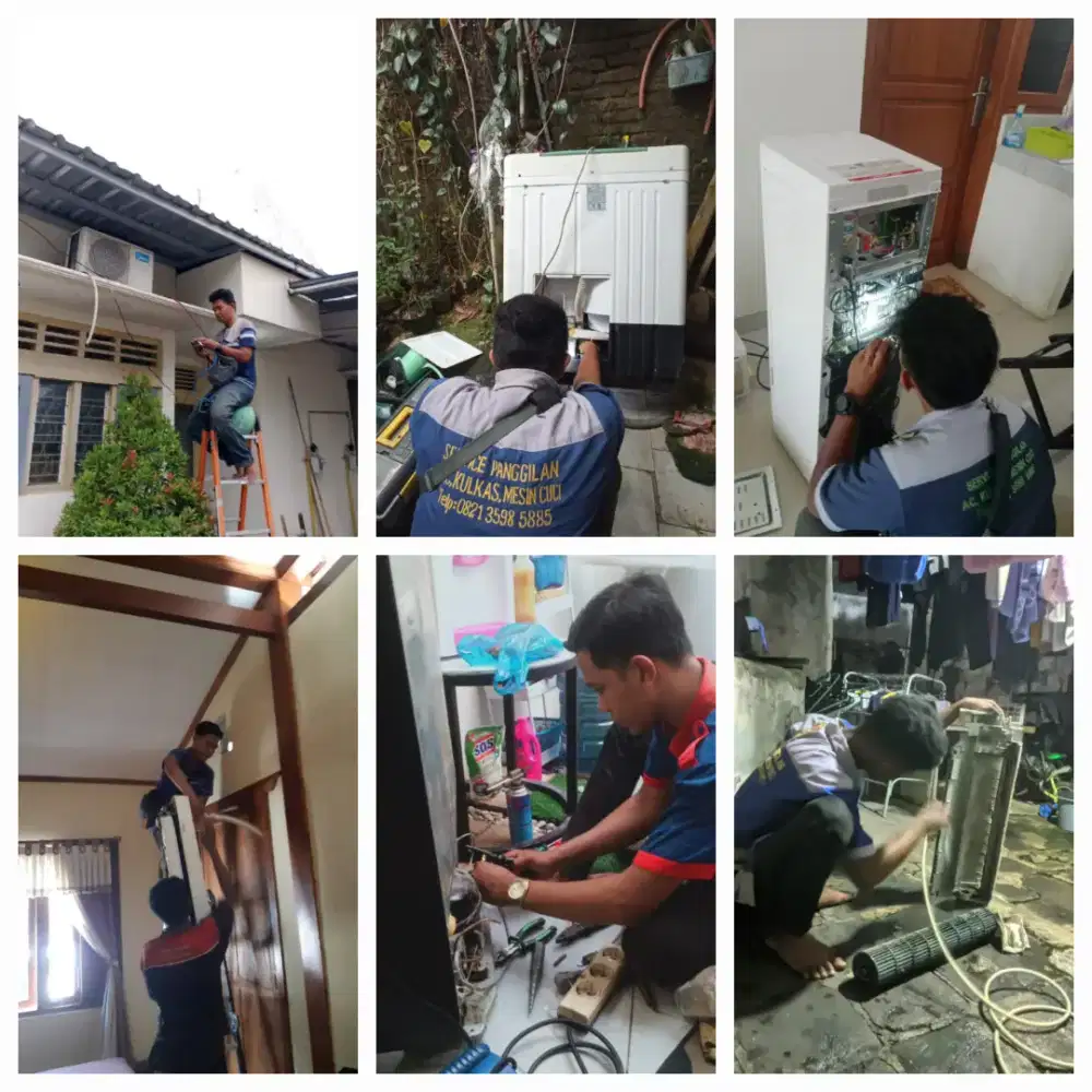 BERGARANSI SERVICE KULKAS DISPENSER MESIN CUCI AC WATER HEATER DLL