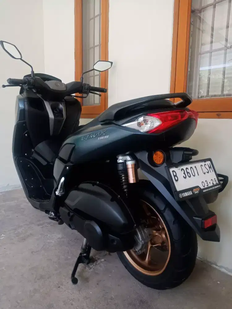 KM 9RB PERAK! NEW NMAX ABS KEYLESS MATTE GREEN PAJAK PANJANG KAYA BARU