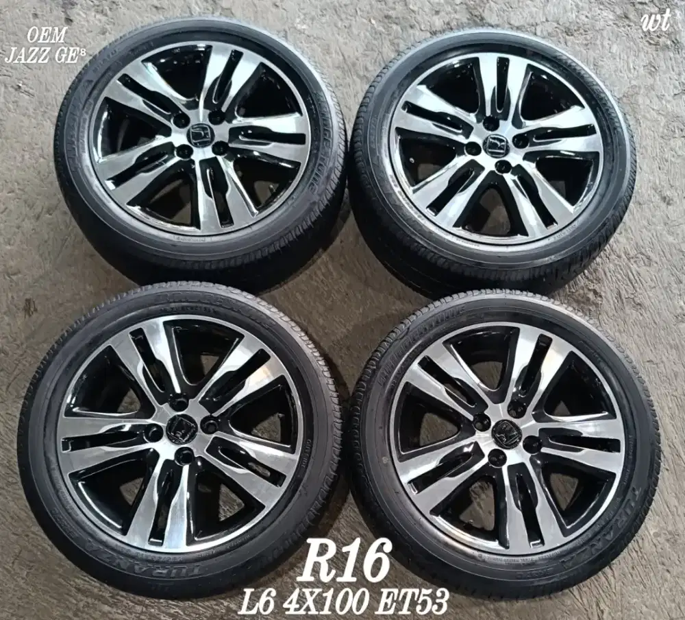 Jual velg oem jazz r16 4x100 brio agya ayla dll