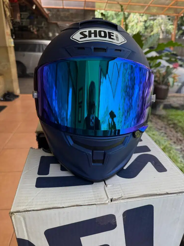 Shoei full face X-14 blue