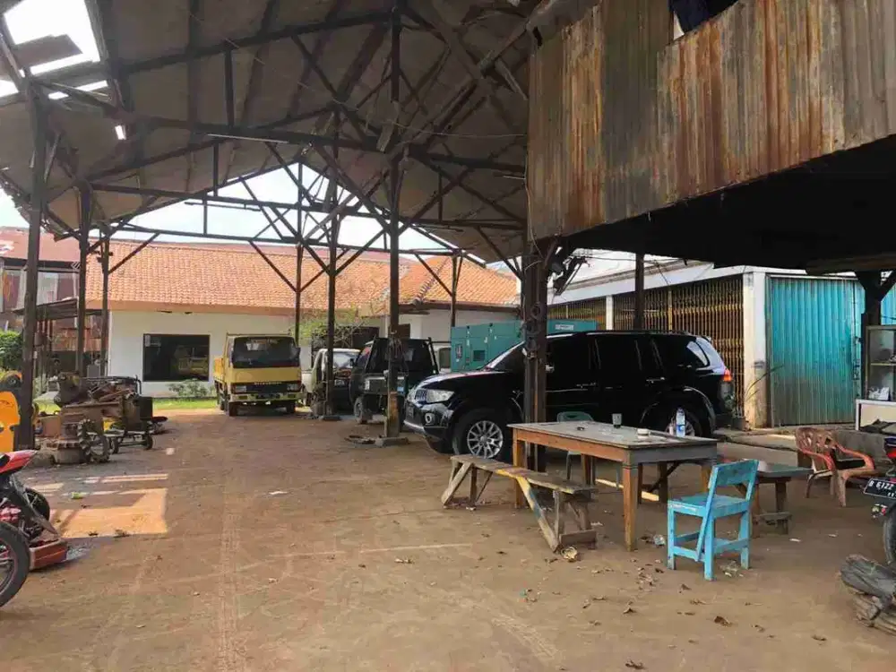 Dijual tanah hoek ex workshop di Jl KH Hasyim Ashari Raya, cipondoh, Tangerang