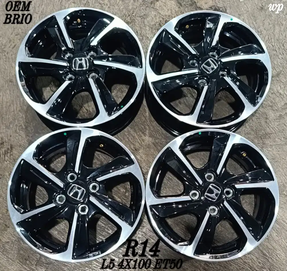 Jual velg oem brio r14 4x100 brio agya ayla sigra dll
