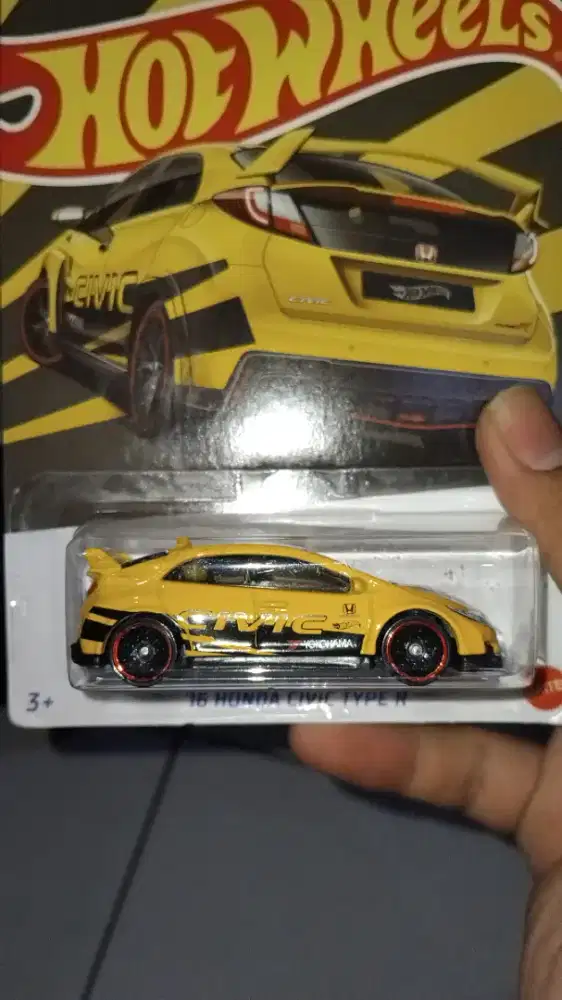 Hot wheels honda civic type R edisi kuning