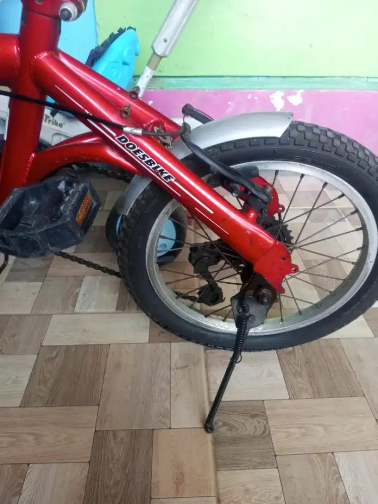 Jual sepeda lipat merah